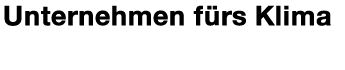 Unternehmen fürs Klima Logo